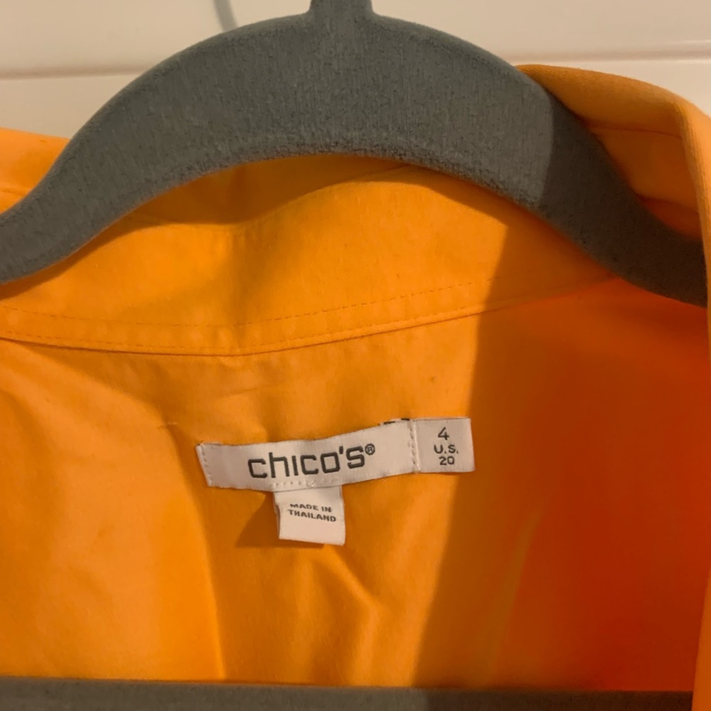 Orange Chicos Button Down size 4 (20)